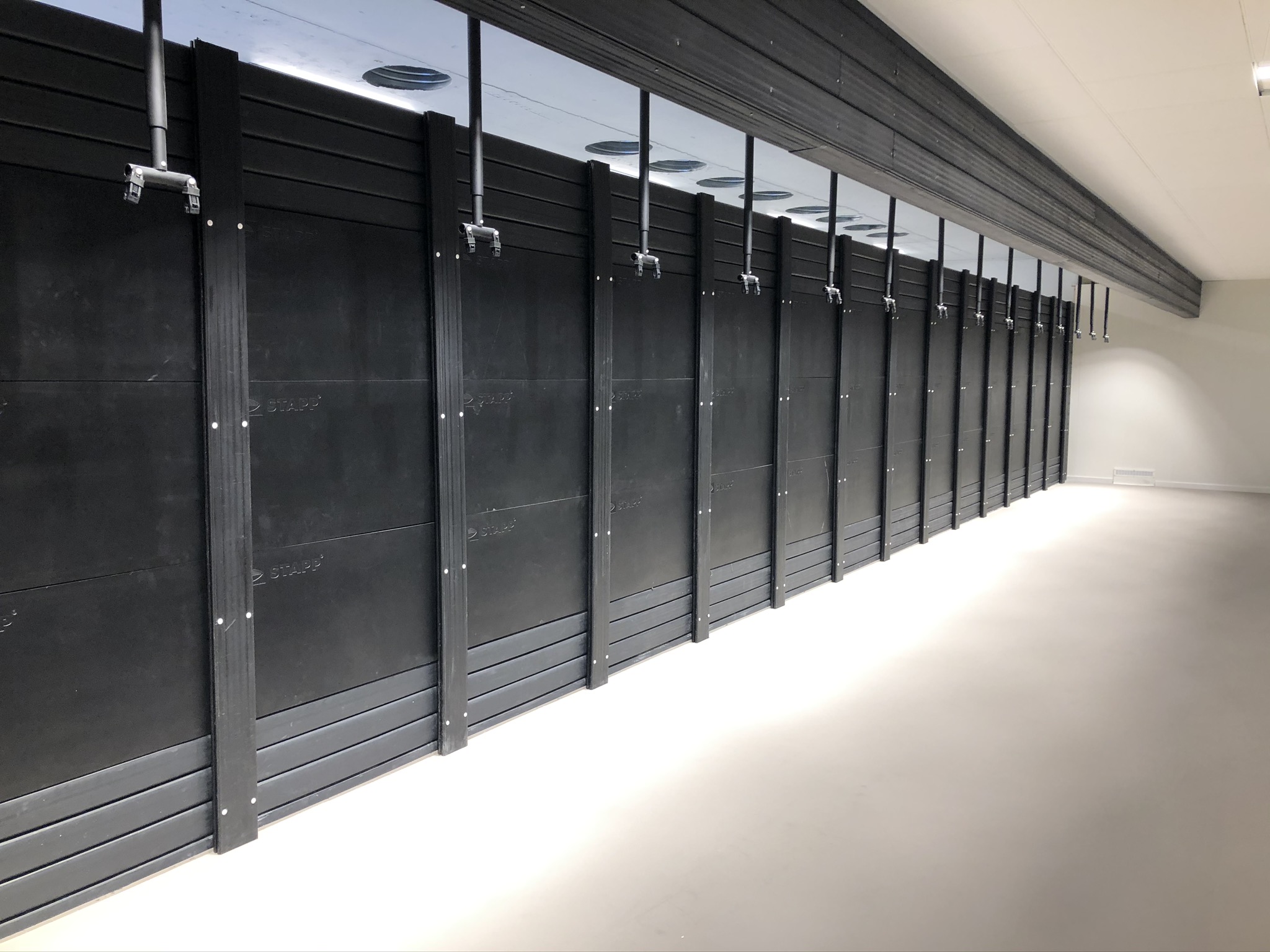 Granulatkulfång – inomhus